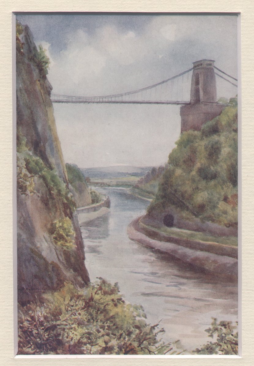 Offset Litho - (Clifton Suspension Bridge)